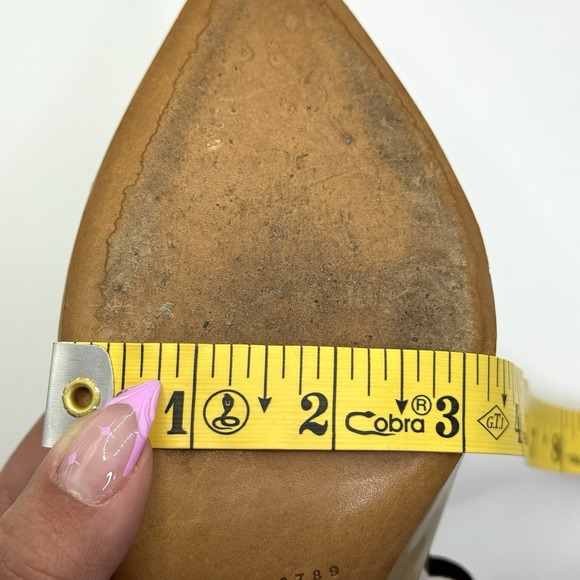 Maison Margiela Nude & Black T-Strap Patent‎ Leather Heels Sz 41 Italy Stilettos - Picture 12 of 12